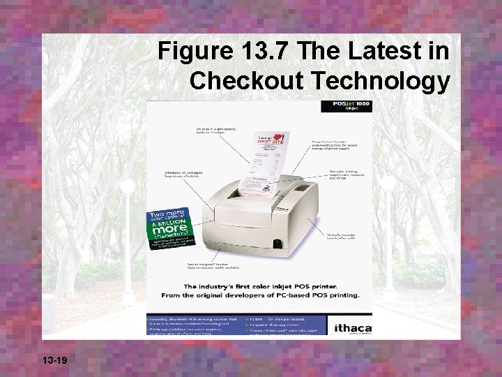 Figure 13. 7 The Latest in Checkout Technology 13 -19 