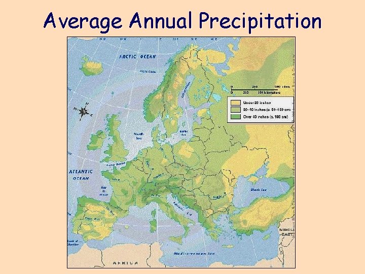Average Annual Precipitation 