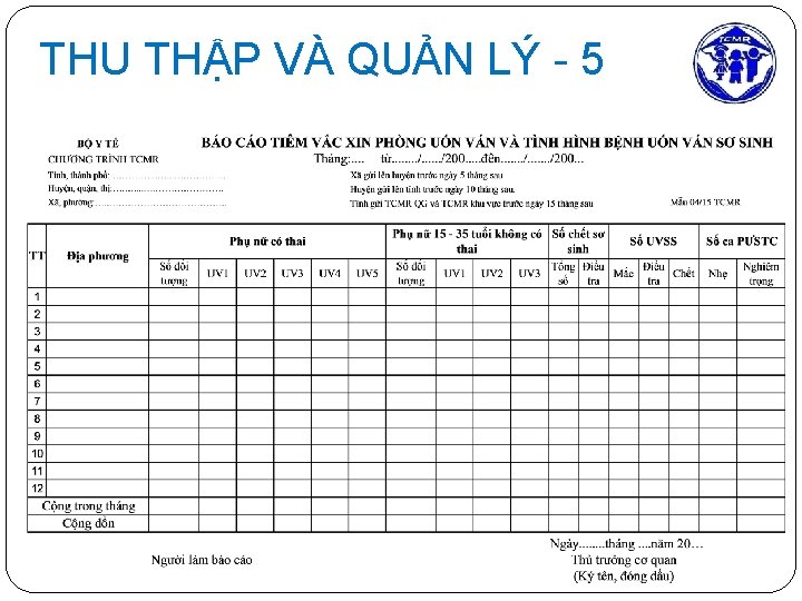 THU THẬP VÀ QUẢN LÝ - 5 