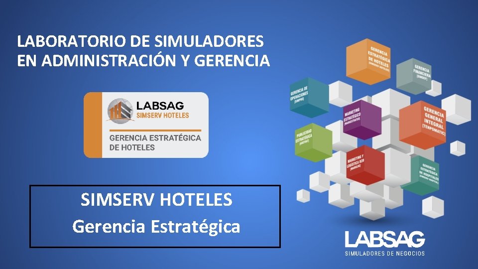 Sim Serv Rx LABORATORIO DE SIMULADORES EN ADMINISTRACIN Y GERENCIA SIMSERV