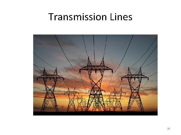 Transmission Lines 28 