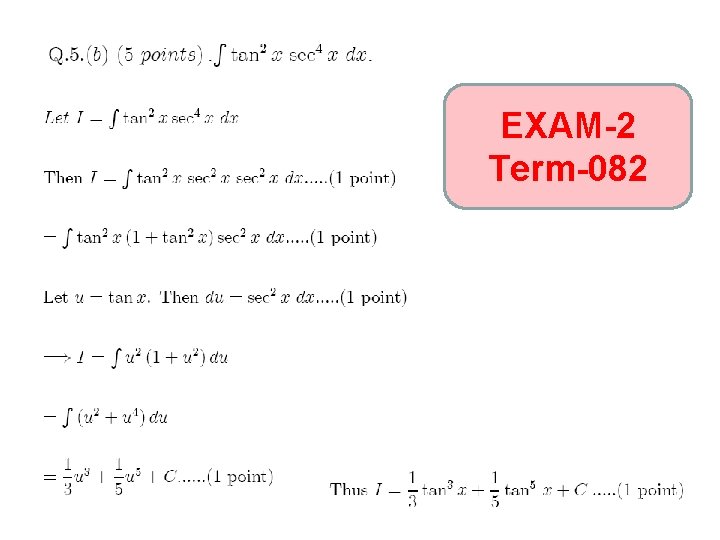 EXAM-2 Term-082 