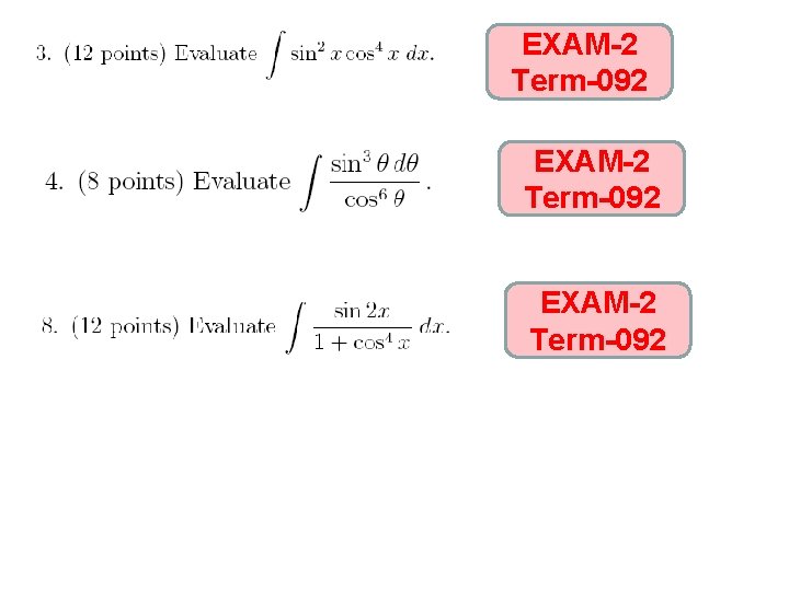 EXAM-2 Term-092 