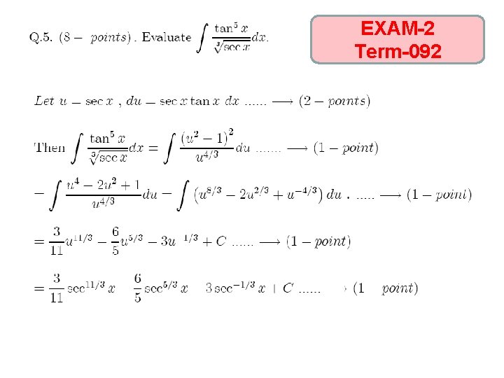 EXAM-2 Term-092 