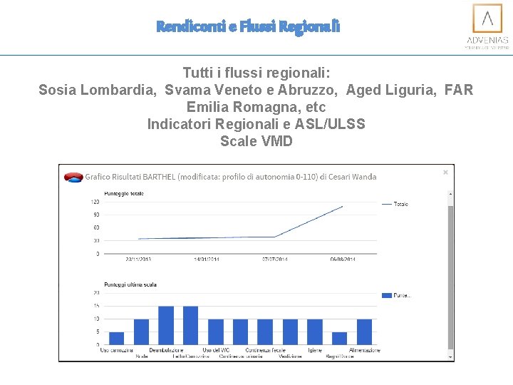 Rendiconti e Flussi Regionali Tutti i flussi regionali: Sosia Lombardia, Svama Veneto e Abruzzo,