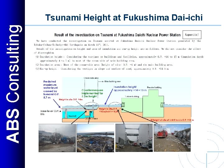 ABS Consulting Tsunami Height at Fukushima Dai-ichi 