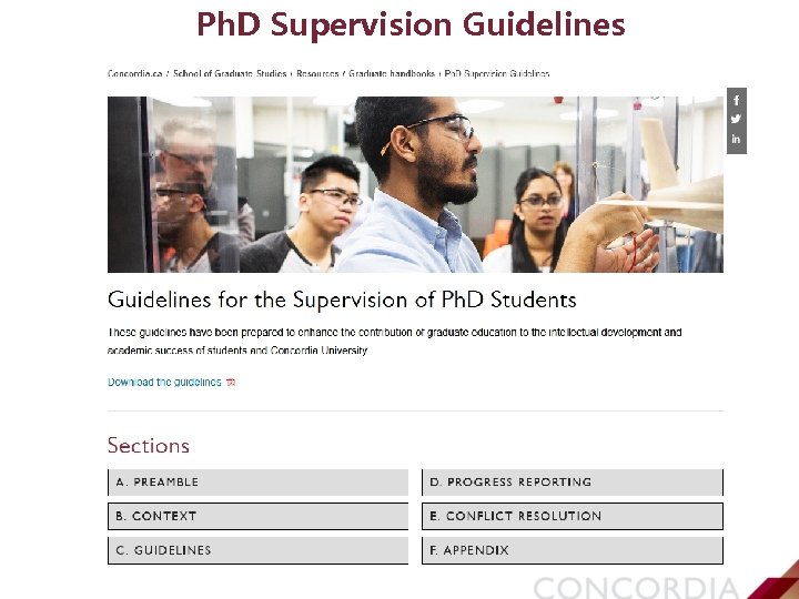 Ph. D Supervision Guidelines 