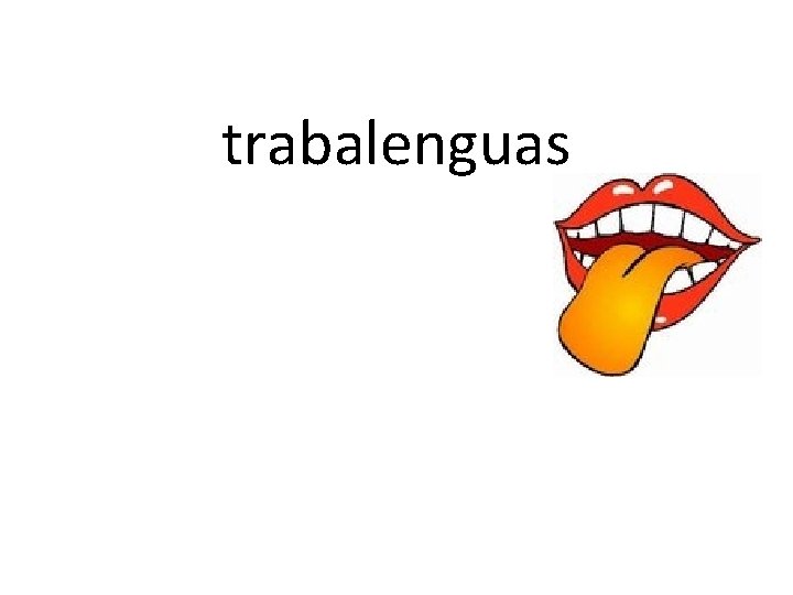 trabalenguas 