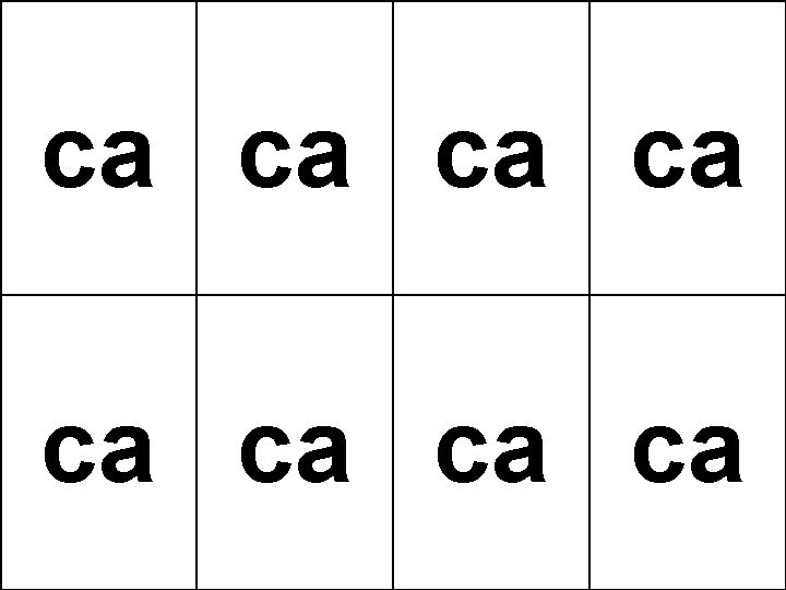 ca ca 