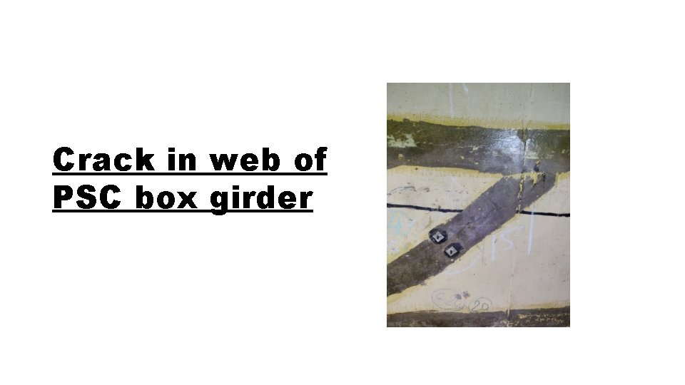 Crack in web of PSC box girder 