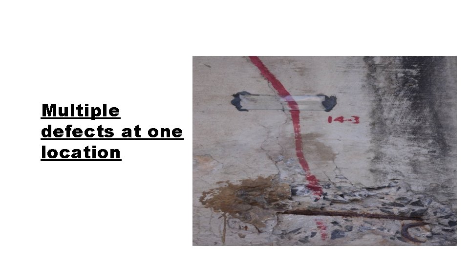 Multiple defects at one location 