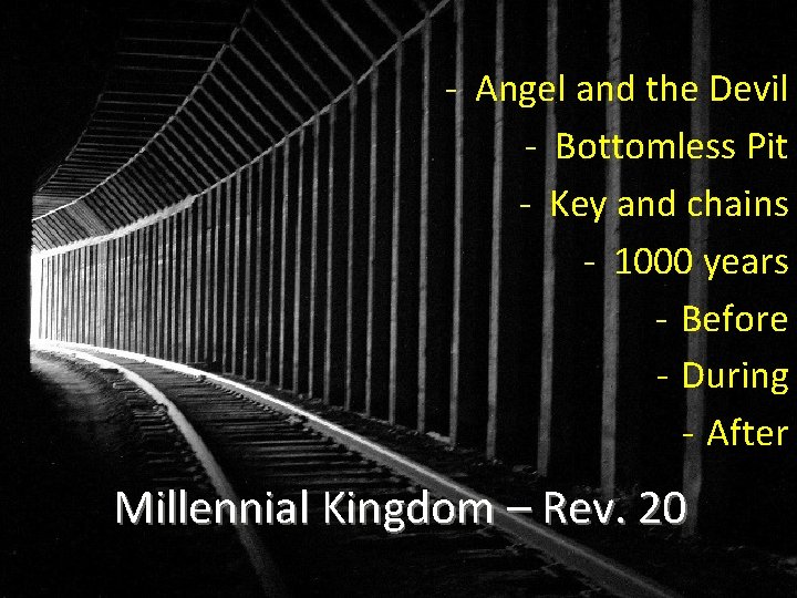 - Angel and the Devil - Bottomless Pit - Key and chains - 1000