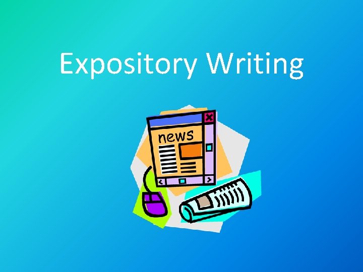 Expository Writing 