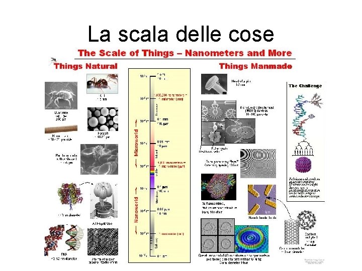 La scala delle cose La scala delle cose