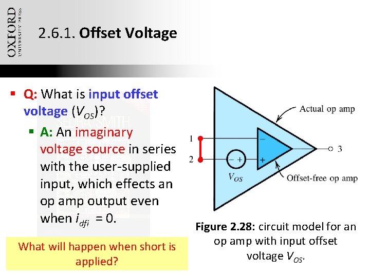 2. 6. 1. Offset Voltage § Q: What is input offset voltage (VOS)? §