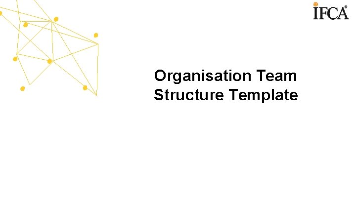 Organisation Team Structure Template 