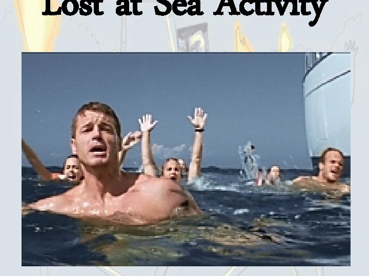 Lost at Sea Activity 