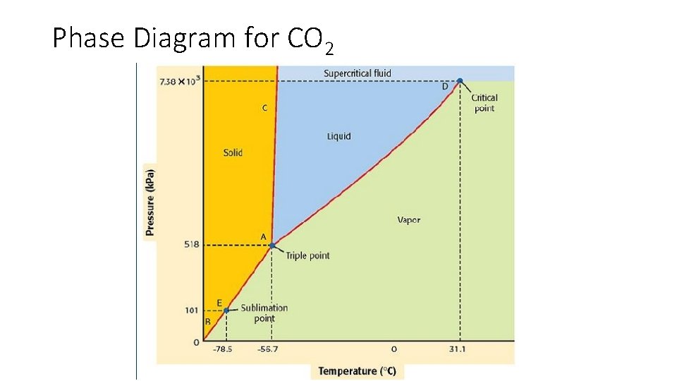 Phase Diagram for CO 2 