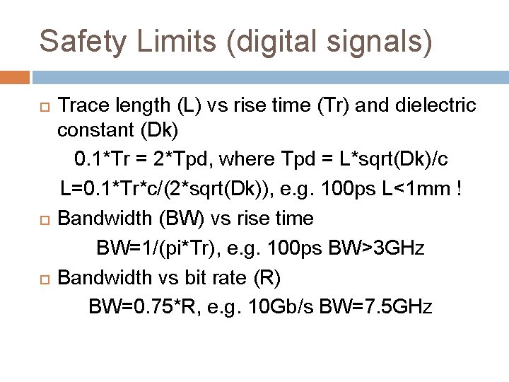SIGNAL INTEGRITY SIMULATION Csaba SOOS PHESE Introduction Integrated