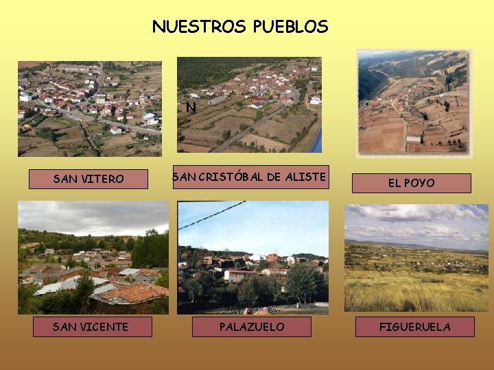 NUESTROS PUEBLOS N SAN VITERO SAN CRISTÓBAL DE ALISTE SAN VICENTE PALAZUELO EL POYO