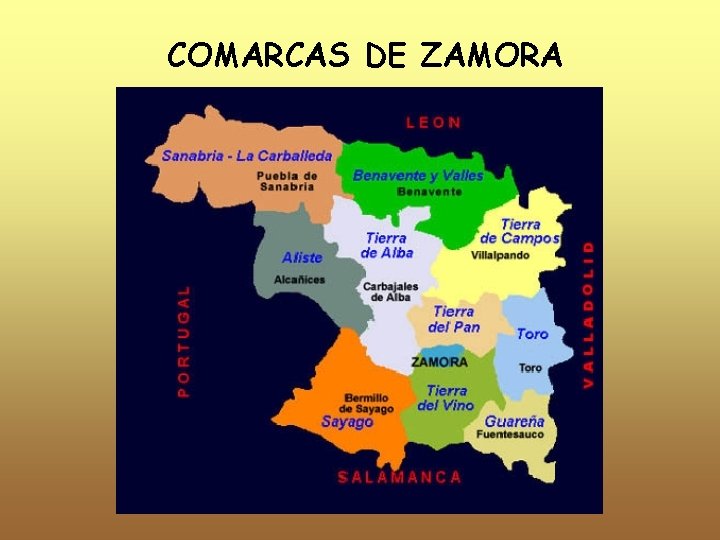 COMARCAS DE ZAMORA 