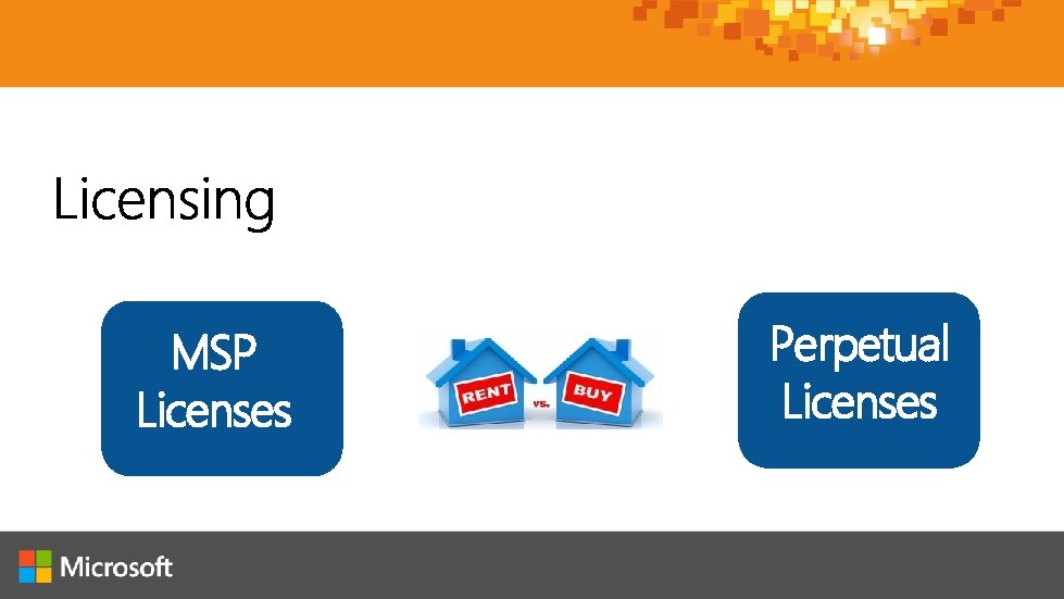 MSP Licenses Perpetual Licenses 