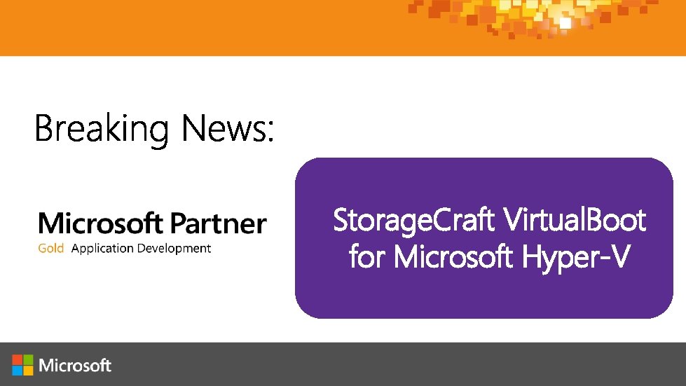 Storage. Craft Virtual. Boot for Microsoft Hyper-V 