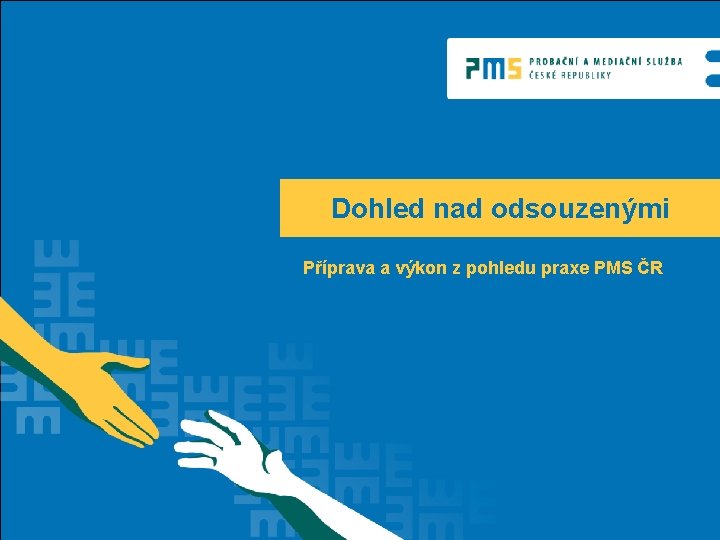 Dohled nad odsouzenými Příprava a výkon z pohledu praxe PMS ČR 