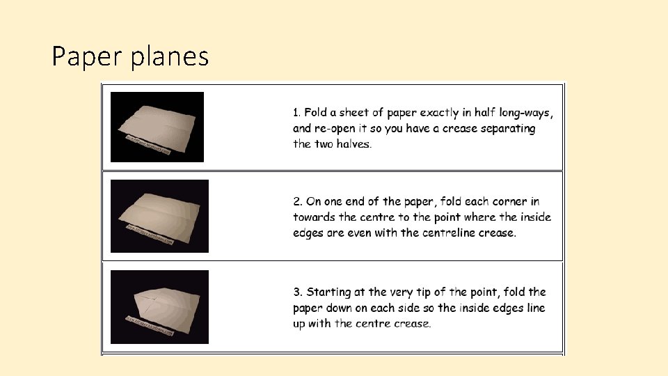 Paper planes 