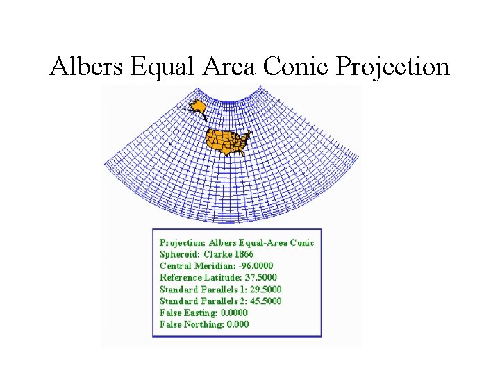 Albers Equal Area Conic Projection 