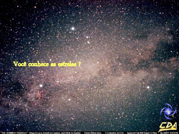 Você conhece as estrelas ? 