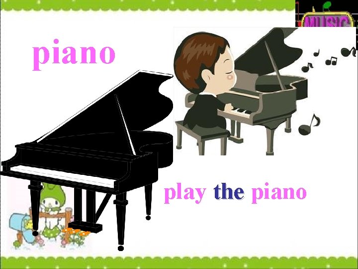 piano play the piano 