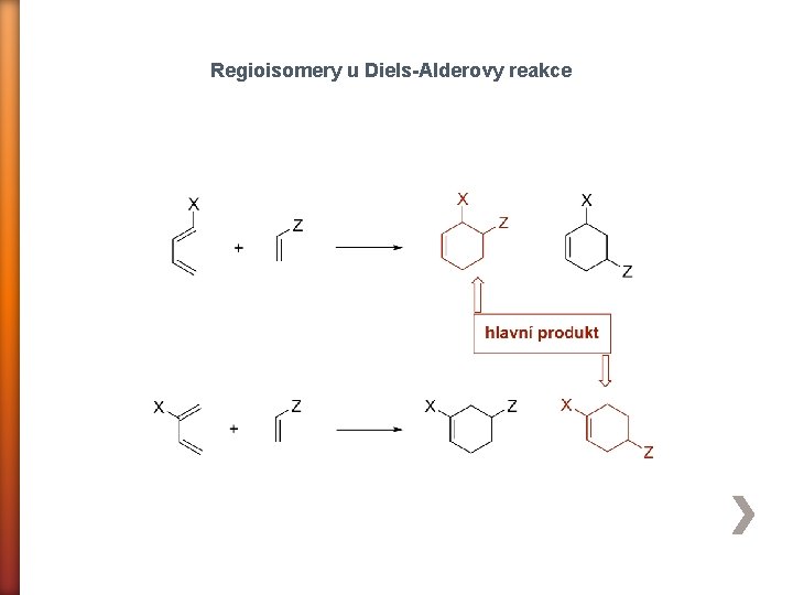 Regioisomery u Diels-Alderovy reakce 