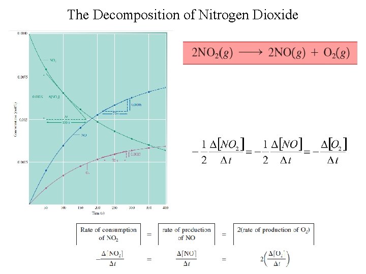 The Decomposition of Nitrogen Dioxide 