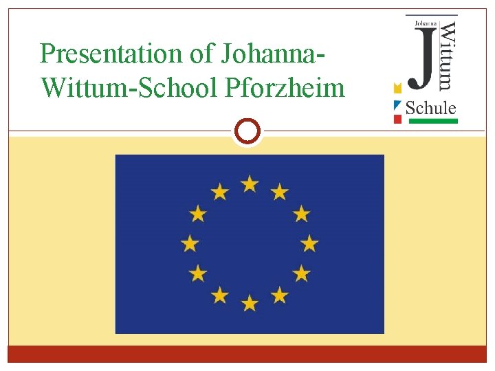 Presentation of Johanna. Wittum-School Pforzheim 