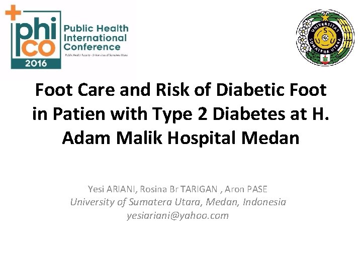 Foot Care and Risk of Diabetic Foot in Patien with Type 2 Diabetes at