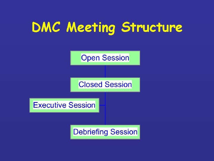 DMC Meeting Structure 