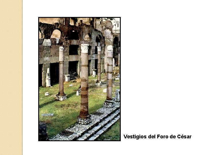 Vestigios del Foro de César 