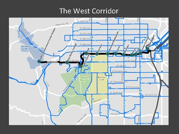 The West Corridor The West Corridor