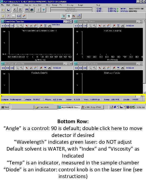 Bottom Row: “Angle” is a control: 90 is default; double click here to move