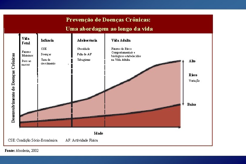 Prevenção de Doenças Crônicas: Uma abordagem ao longo da vida Desenvolvimento de Doenças Crônicas