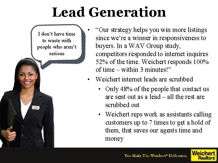 Lead Generation I don’t have time to waste with people who aren’t serious •