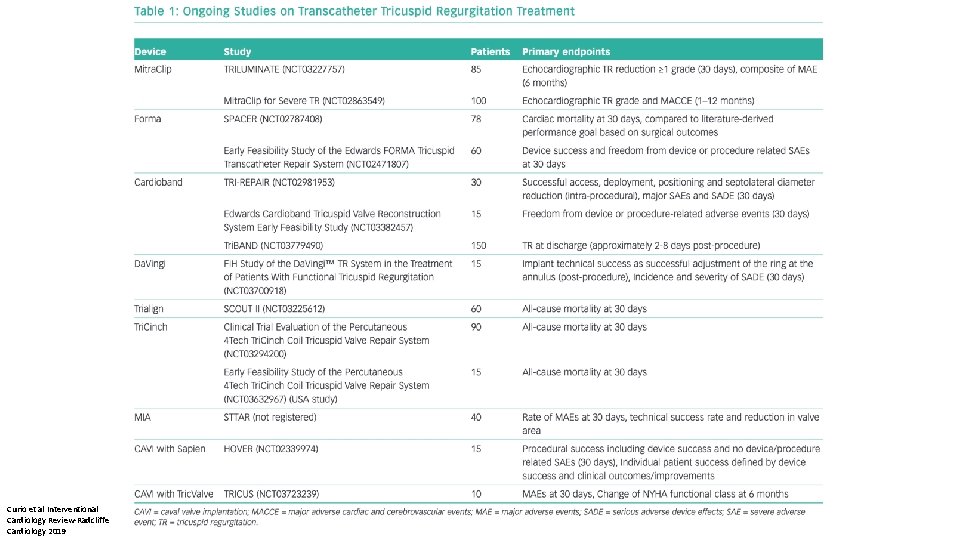 Curio et al Interventional Cardiology Review-Radcliffe Cardiology 2019 