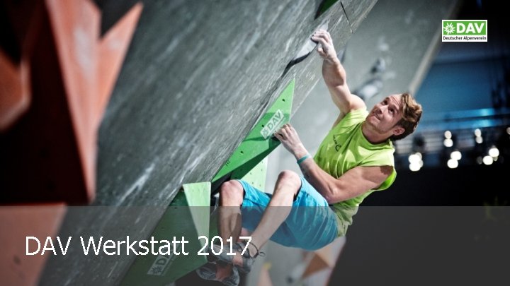 DAV Werkstatt 2017 