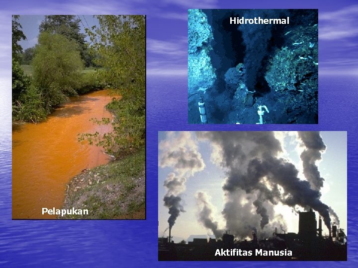 Hidrothermal Pelapukan Aktifitas Manusia 