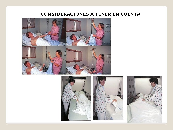 CONSIDERACIONES A TENER EN CUENTA 