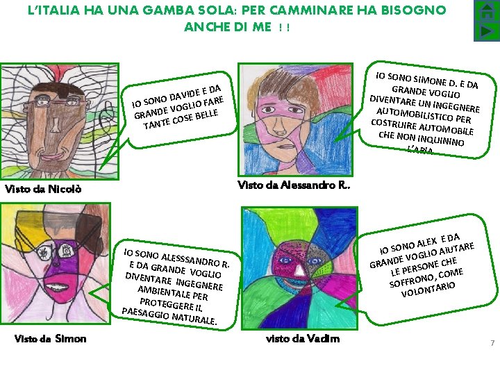 L’ITALIA HA UNA GAMBA SOLA: PER CAMMINARE HA BISOGNO ANCHE DI ME ! !