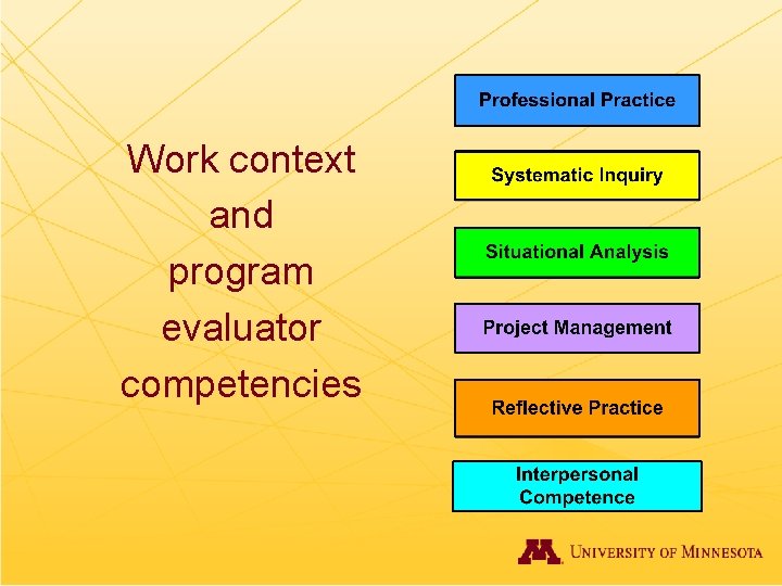 Work context and program evaluator competencies 