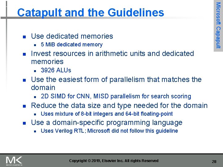n Use dedicated memories n n Invest resources in arithmetic units and dedicated memories