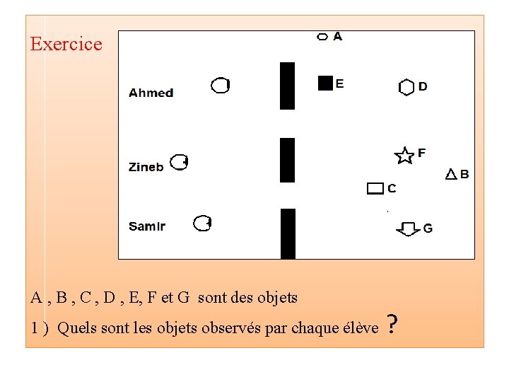 Exercice A , B , C , D , E, F et G sont Exercice A , B , C , D , E, F et G sont